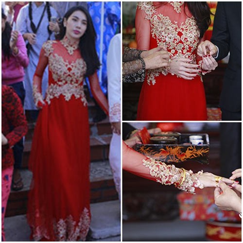 Ngam ao dai cuoi cua sao Viet dep mien che-Hinh-9